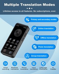 iTour D-Lite Dual-Screen Real-Time Language Translator Device – Detachable