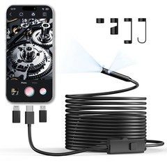 High Compatibility Endoscope Camera, 8 Adjustable LEDs