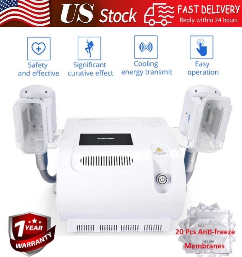 Professional Cool Freeze Beauty Machine 2 Handle for Body Silhouette Enhancement