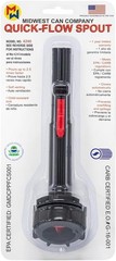 Compact Leak Proof Fuel Can Spout with Automatic Stop – Ideal for Diesel & Gas