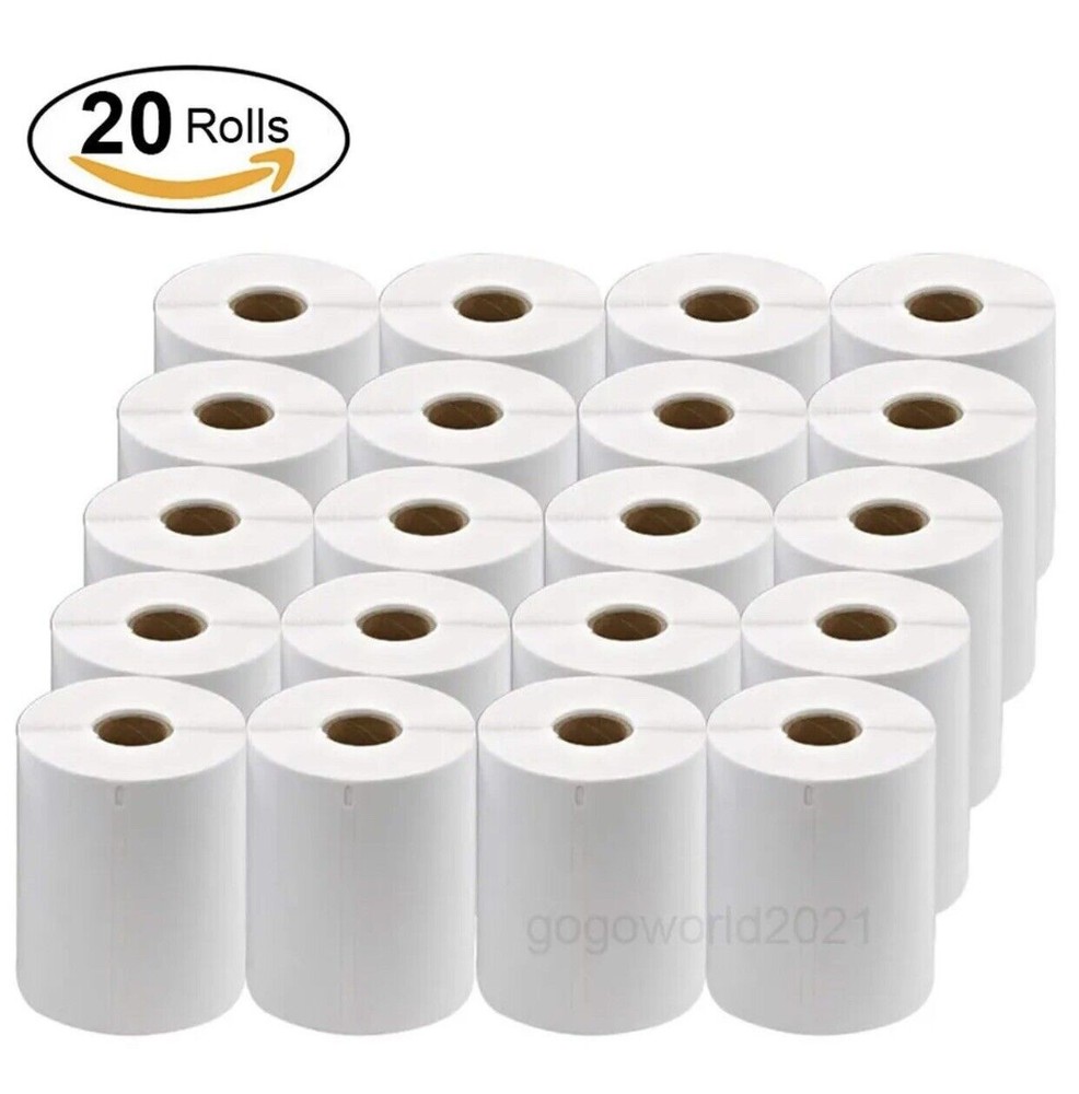 20 Rolls DYMO 4XL Labels Direct Thermal Shipping Labels 4″x6″ 1744907 Compatible