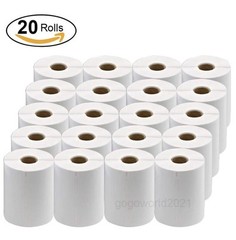 20 Rolls DYMO 4XL Labels Direct Thermal Shipping Labels 4″x6″ 1744907 Compatible