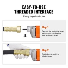 850W Electric Vibrator 13000 VPM Electric Concrete Vibrating Tool Portable