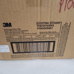 3M Respirator Particulate Filter P100 2097 Case 100. 50 Pairs ( United States )