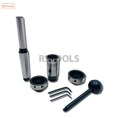 New Lathe Tailstock Floating Type Die Holder Set 2MT Shank Size MT2 RSTOOLS