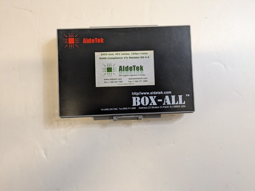 aidetek 0603 size, 492 values, 100pc/value RoHS Comp resistor kit 4-2 (Fk) (B)