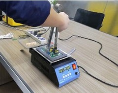 Lead-Free Titanium Solder Pot 500W Dual Digital Display 2.3kg Capacity 600°C Max