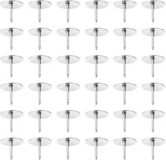 (500 Pack )Steel Thumb Tacks Sliver Thumb Tack Flat Head Push Pin