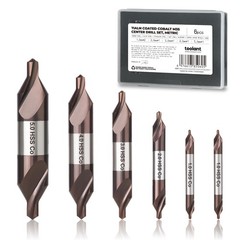 Center Drill Bit Set, TiAlN Coated Cobalt M35 HSS Centering Drill Bit