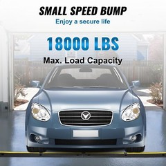4 PCS 39” Cable Protector Ramp 18000 lbs Speed Bump Floor Cable Protector