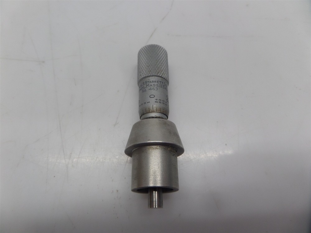 The L.S. Starrett Co. No. 463 Grad Plain Micrometer Head