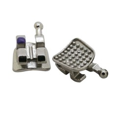 100 PACKS OC Dental Orthodontic Metal Bracket MIM Mini Roth MBT 018 022 345W/H