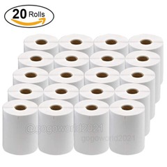 20 Rolls DYMO 4XL Labels Direct Thermal Shipping Labels 4″x6″ 1744907 Compatible