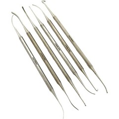 6 Piece Set – Varady Phlebectomy Extractors And Skin Hooks Plastic Surgery