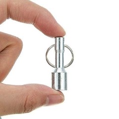 Powerful 2 Pack Neodymium Magnet Keychains for Jewelry & Precious Metals Testing