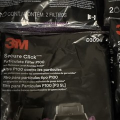 Lot Of 6 Packs 3M Secure Click Particulate Filters P100 D3096 (1/2024)