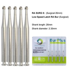 Wave Dental Carbide Bur Surgical Bur Round Latch RA 1 2 3 4 5 6 8 For Slow Speed