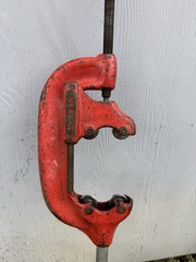 RIDGID NO 4-S Pipe Cutter 2″-4″ Capacity Heavy Duty USA 4-S Removable Handle