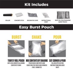 Rust-Oleum 60003 RockSolid Gray Garage Floor Coating Kit 76 oz