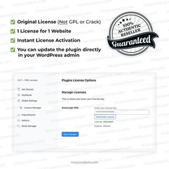 🥷 Greenlight Pro Official License ‒ Lifetime / 1-Year