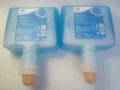 Deb Stoko Refresh Azure Foam Hand Wash Soap Dispenser Refill, 1 Liter/ QTY-2