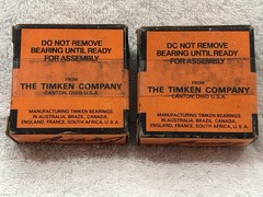 2x NOS TIMKEN L44649 L44610 44649/44610 Taper Roller Bearings In Original Boxes