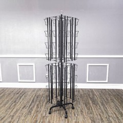 64 Adjustable Pockets Display Rack 5×7 7×5 up to 11″W X 8″T Cards 1.2″ D Pockets