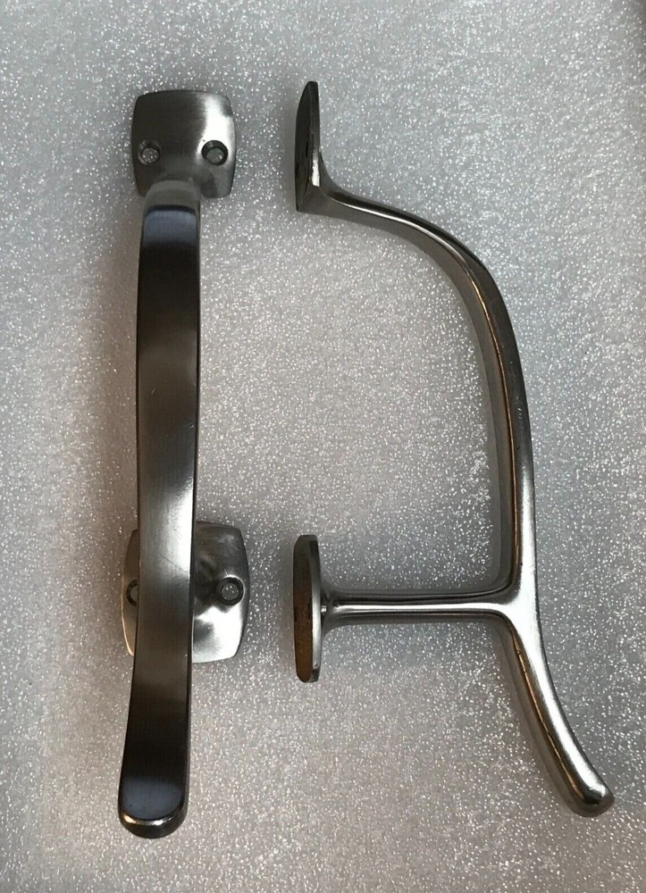 COMMERCIAL DOOR PULL HANDLE STAINLESS STEEL-16 SETS-US32D-CURVED-HANDS FREE 