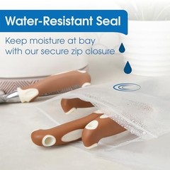 Thick Durable 6” x 9” Clear Reclosable Zip Plastic Bags – 1000 Count, 4 Mil Seal