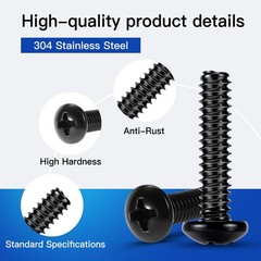 Deohsyly 381Pcs Machine Screws Nuts and Bolts Assortment Kit, #632/#832/#1024…