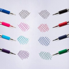 RSVP Ballpoint Pen, (0.7mm), Fine Line, Black Ink, Pack of 5 (BK90PF5A)
