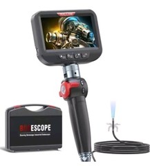 RALCAM Articulating Borescope Camera With 8.5mm Lens Two-way 180° Steering Probe
