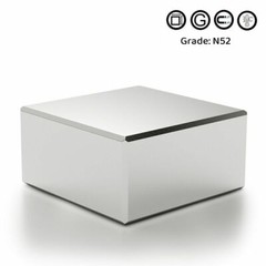 N52 Large Square Block Neodymium Rare Earth Magnetic Huge Magnet Disc 40x40x20mm