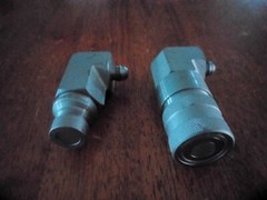 90 degree quick coupler set ISO 16028
