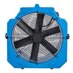 MOUNTO 2-Speed 1/4HP 4000cfm Axial Air Mover Blower Fan Roto-Molded (Red)