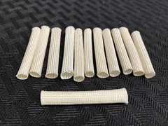 New (17 Pcs) Off-White Material Sleeve Handle Grip Fits 3-Prong Clamps