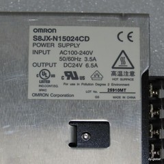 OMRON Used S8JX-N15024CD 150W DC24V 6.5A Power Supply ELEC-I-1614=9C28
