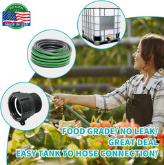 275 330 Gallon IBC Tote Adapter 2″ Female Buttress Coarse Thread X 2″ Male NPT P