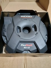 RIDGID K9-12 FlexShaft Wall-to-Wall Drain Cleaner, 1/4 in. x 30 ft. – USED ONCE!