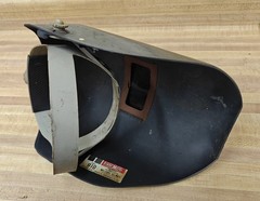 Vintage Fibre Metal Welding Helmet Mask Face Shield Model 910 USA Thermoplastic