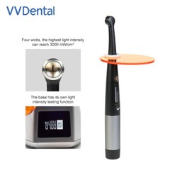 VVDental LED Dental Photopolymerizer 3000 mw/cm² Dentistry Curing Lamp Tool Dent