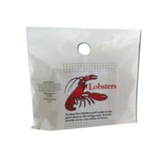 Pak-Sher Die-Cut Lobster Takeout Bag Clear, 17″ Length x 17.5″ Depth | 500/Case