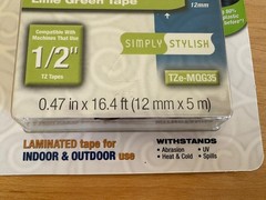 Brother P-Touch Label Lot Sealed TZe-2312PK, TZe-S231, TZe-MQF31, TZe-MQG35