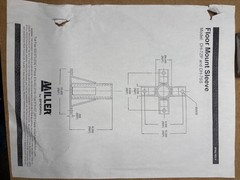 Honeywell Miller DH7SS Stainless steel floor mount sleeve