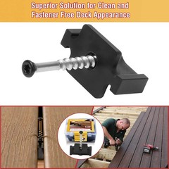 Hidden Deck Fasteners for Composite Decking Board, Universal Hidden Fasteners…