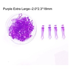 40Pcs/Box Dental Plastic Diamond Wedges Interdental Matrix Gap Diastema Adaptive