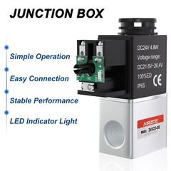 1/4″NPT DC24V Solenoid Valve2 Way Normally Closed Electric Solenoid ValveJunc…