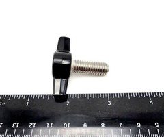 3/8″ Thumb Screw T Bolts Black Butterfly Tee Wing Clamping Grip Knob Stainless