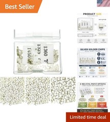 About 500 Pcs 4.5 Grams Silver Solder Jewelry Precut Chips Solder Ultra Tiny …