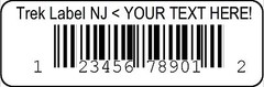 1000 UPC Bar Code Poly BOPP Plastic Weather & UV Resistant Stickers Labels